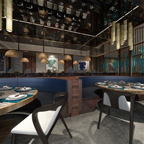 新中式 餐厅 酒店