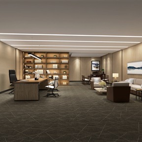 新中式 办公室 老总经理办公室