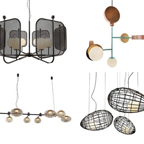 现代 吊灯 吊灯组合