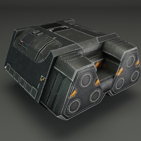 现代 机械零件 机甲组件