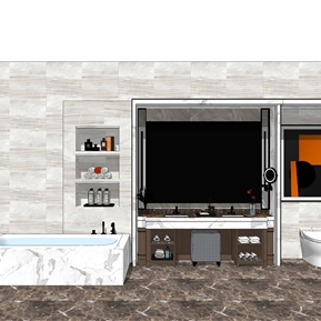 轻奢 洗手台 洗手台盆 浴缸 马桶