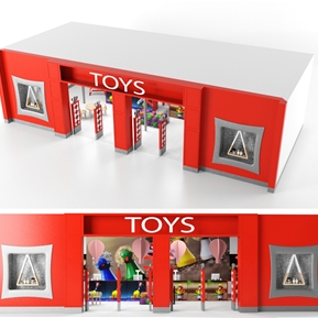 现代 门头 商铺