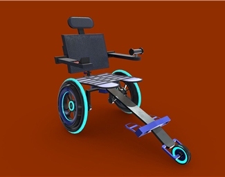 现代赛博朋克轮椅