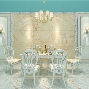 简欧 餐桌椅组合