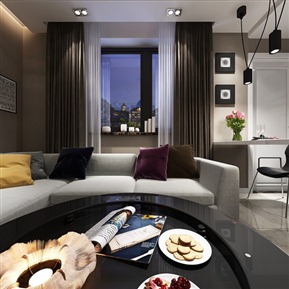 现代 客餐厅 客厅