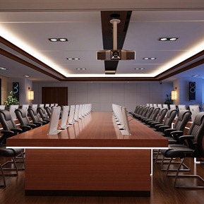 现代 会议室 会议厅