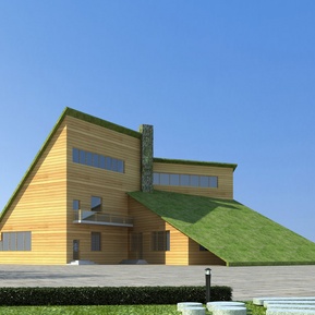 现代 独栋别墅 木别墅