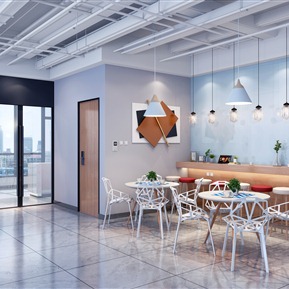 现代 茶水间 茶水休闲洽谈区