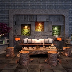 新中式 根雕茶海