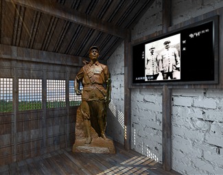 新中式红军人物雕塑