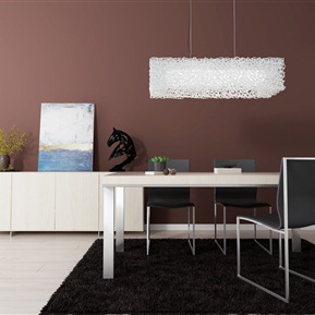 现代 餐桌椅组合  餐桌 装饰柜 装饰品组合