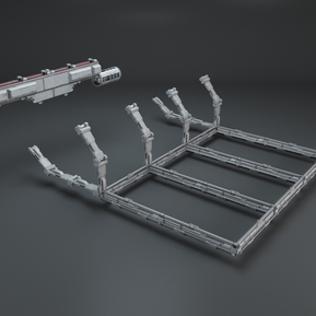 现代 轨道 太空基地