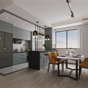 现代 客餐厅 时尚