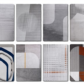 现代 方形地毯 地毯