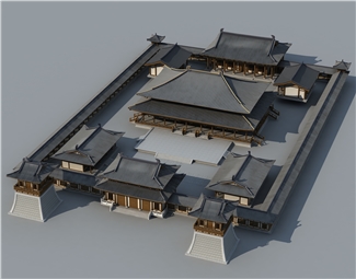 中式古庙