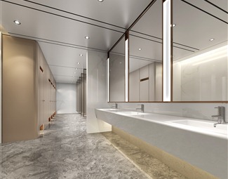 【健身房卫生间3d模型】_健身房卫生间3d模型免费下载_3d溜溜网