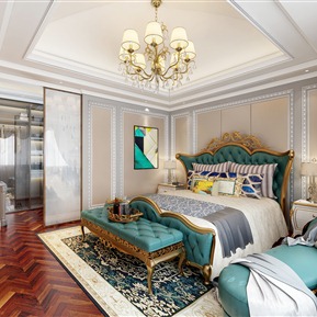 欧式 卧室 古典 主卧