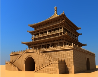 中式 钟楼