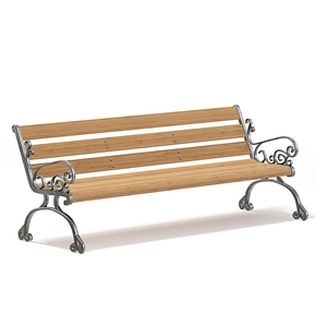 简欧 户外椅 公园椅