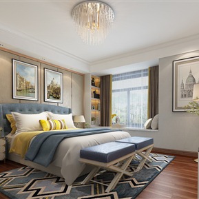 美式 卧室