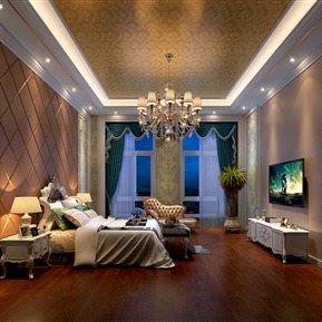 简欧 卧室 古典卧室