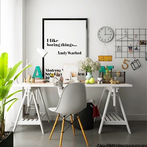 北欧 书桌椅  书桌组合