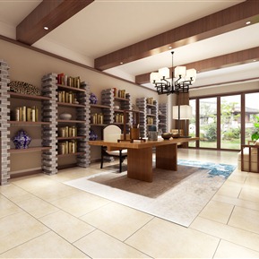 新中式 书房