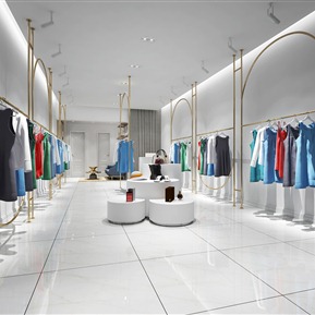 现代 服装店