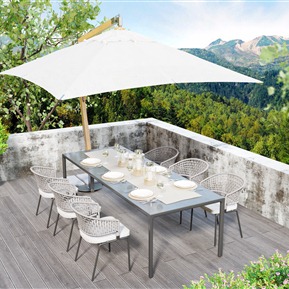 现代 餐桌椅组合 阳台餐桌椅