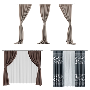 现代 窗帘
