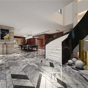 现代 楼梯间 港式楼梯间