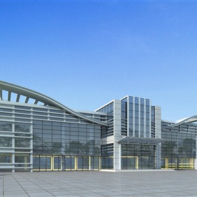 现代 办公楼 玻璃办公楼