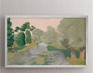 现代自然风景画