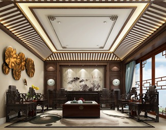 中式禅意中式客厅
