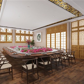 新中式 包间 唐宋包间