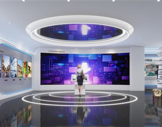 现代 展厅 企业展厅