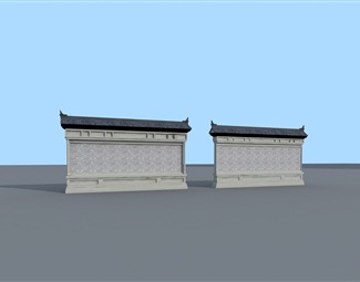 中式 墙 古建照壁