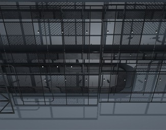 工业LOFT镜面不锈钢吊顶