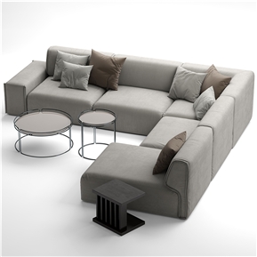 现代 转角沙发 沙发