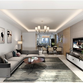 现代 客厅 简约