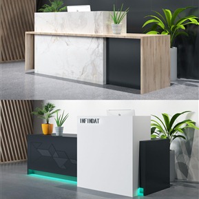 现代 接待台 前台接待