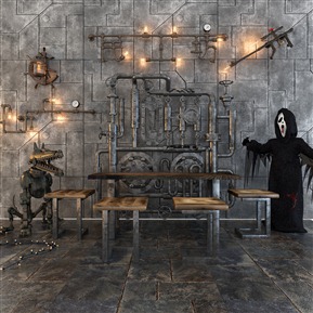 工业LOFT 餐桌椅组合  餐桌组合