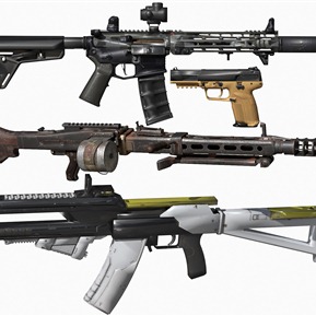 现代 冲锋枪 手枪