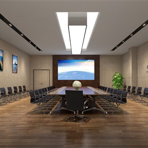 现代 会议室 办公会议室