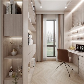 现代 卧室 女儿房