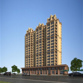 欧式 住宅楼 住宅商业沿街