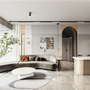 现代 客餐厅 客厅餐厅