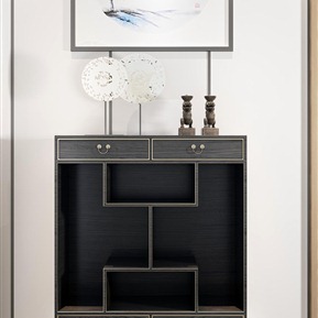 新中式 边柜 玄关柜