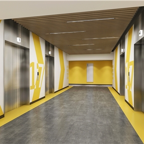 现代 电梯厅