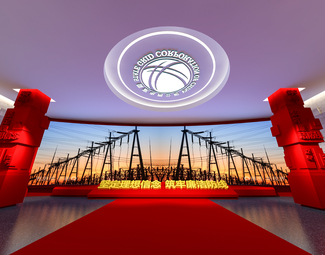 现代 展厅 电网廉政展厅